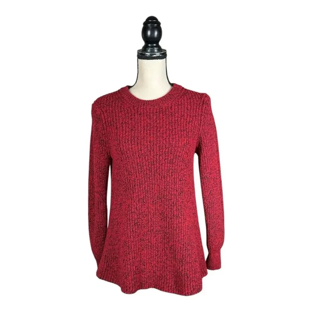 Athleta Sierra Crew Wool Blend Sweater Womens Size Large
